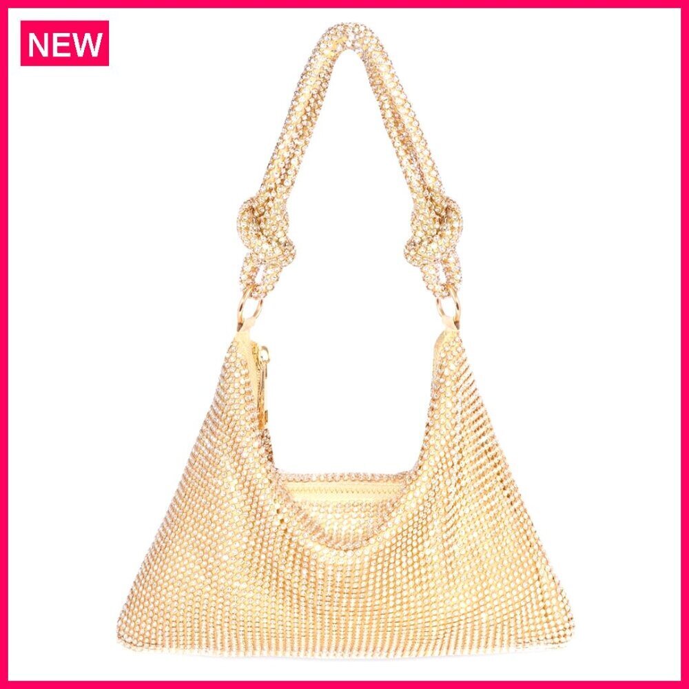 Sparkly Rhinestone Evening Clutch Purse Fits Phone Wallet Lipstick
